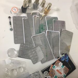 Huge professional nail stamping set